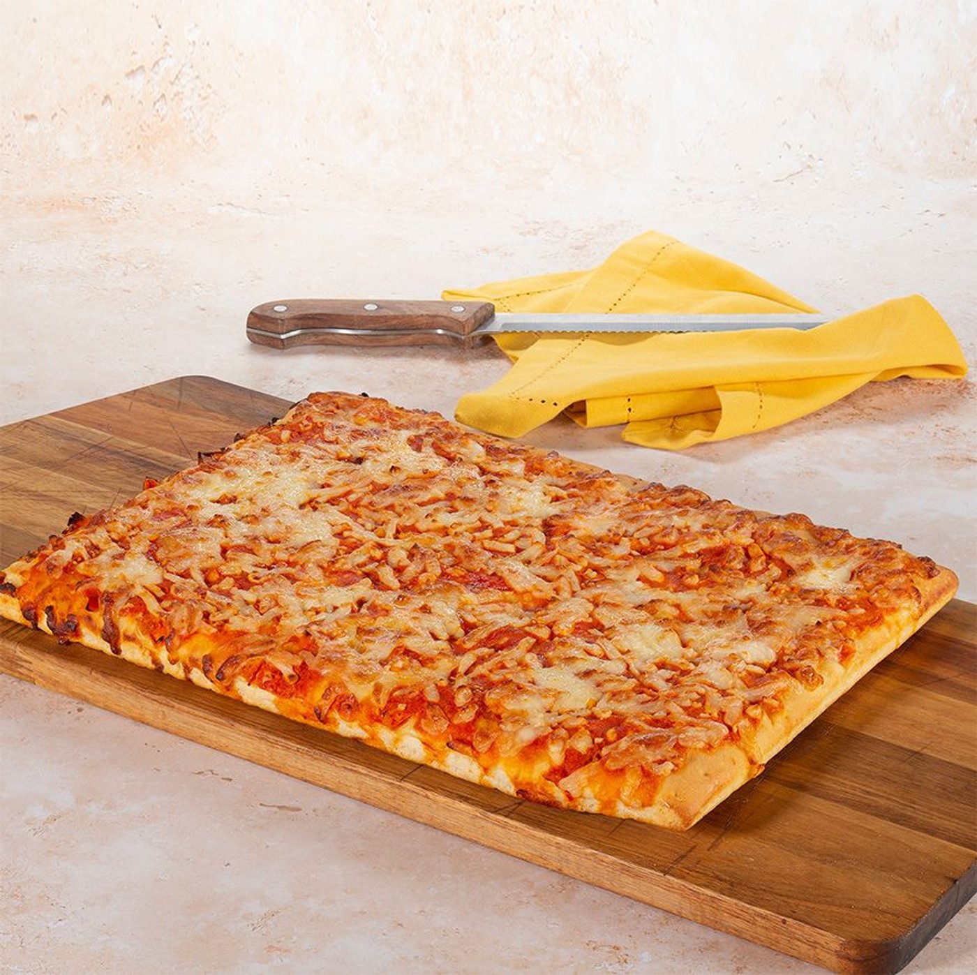 receta de Pizza margarita congelada