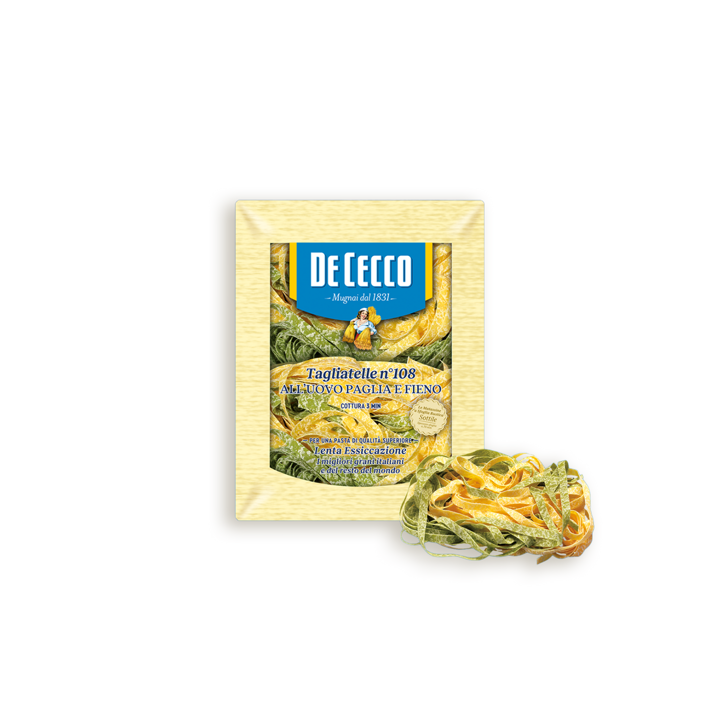 Tagliatelle all´uovo paglia e fieno n.108