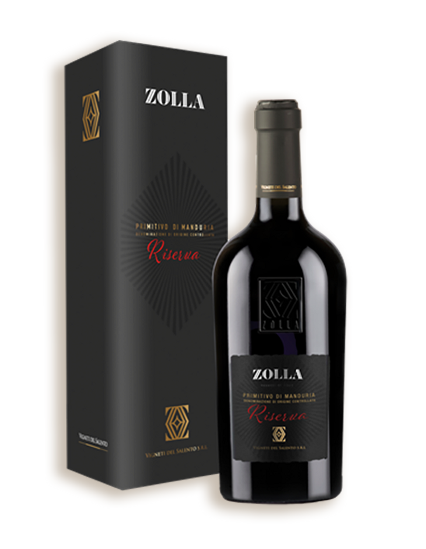 Magnum zolla primitivo riserva en caja regalo