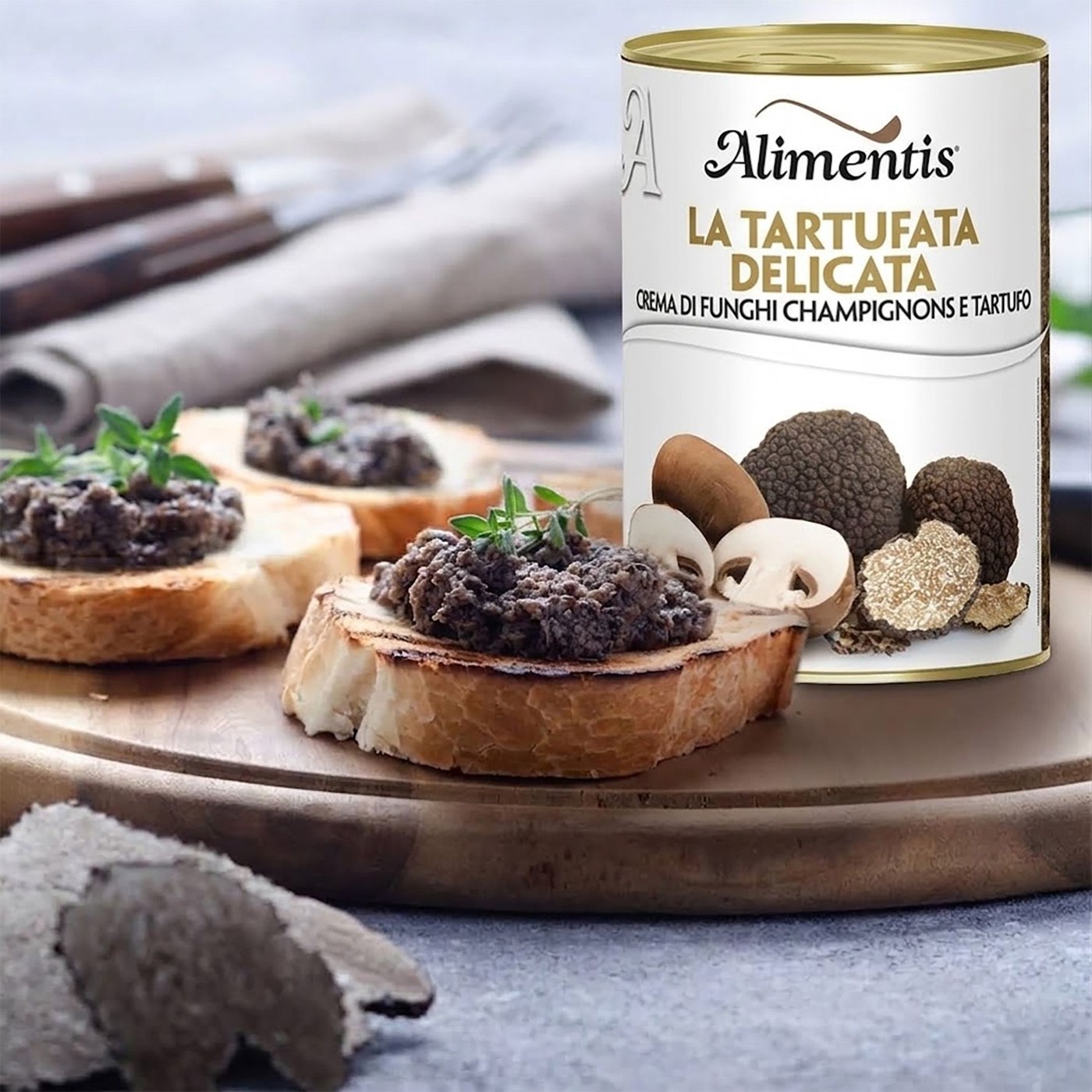 receta de Crema de champiñones y trufa