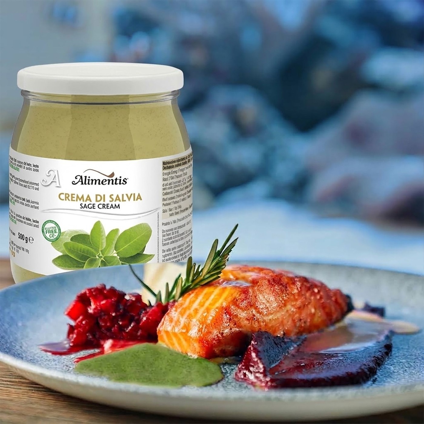 receta de Crema de salvia