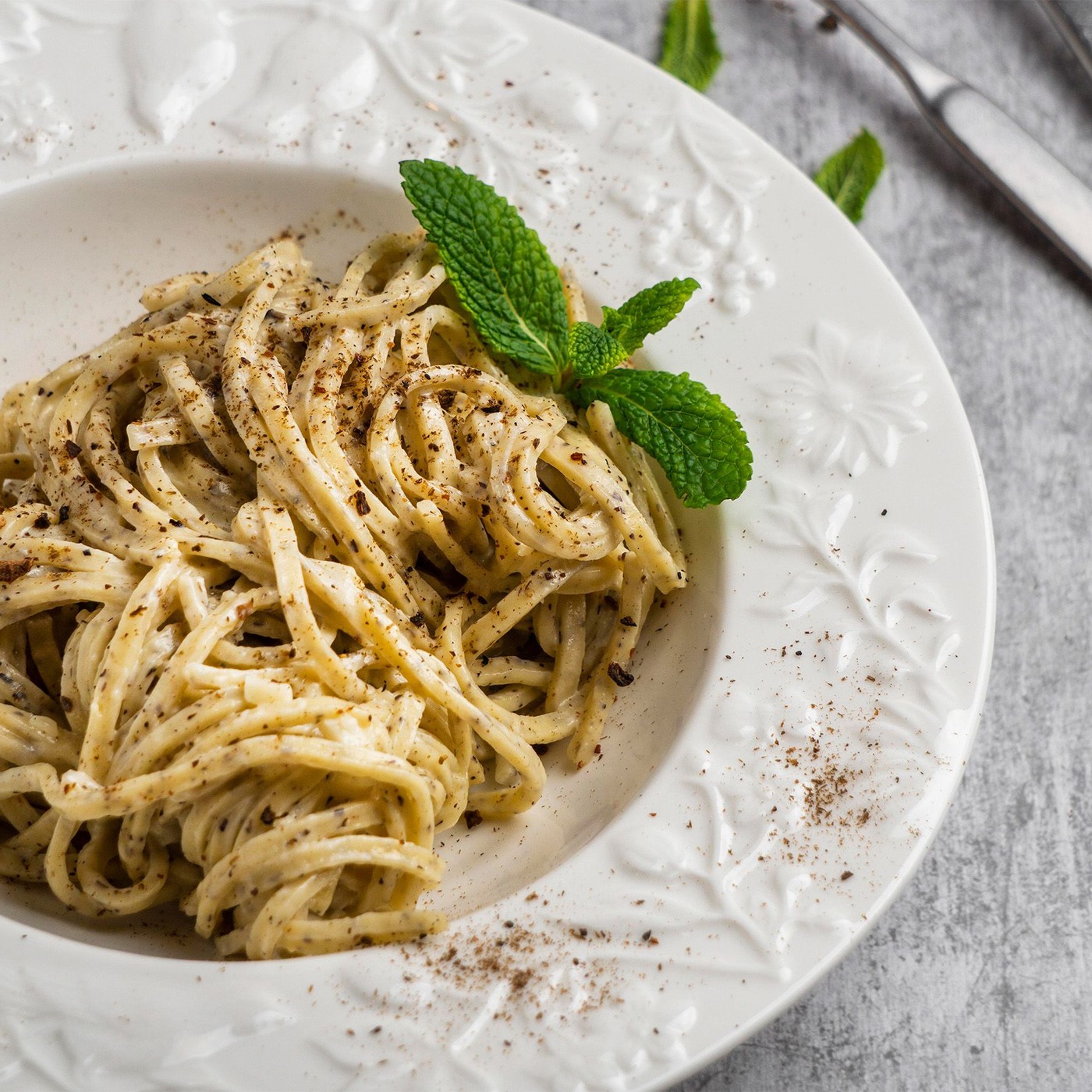 receta de Salsa cacio e pepe