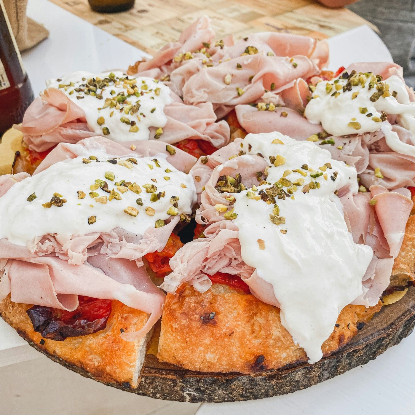 receta de Stracciatella de búfala