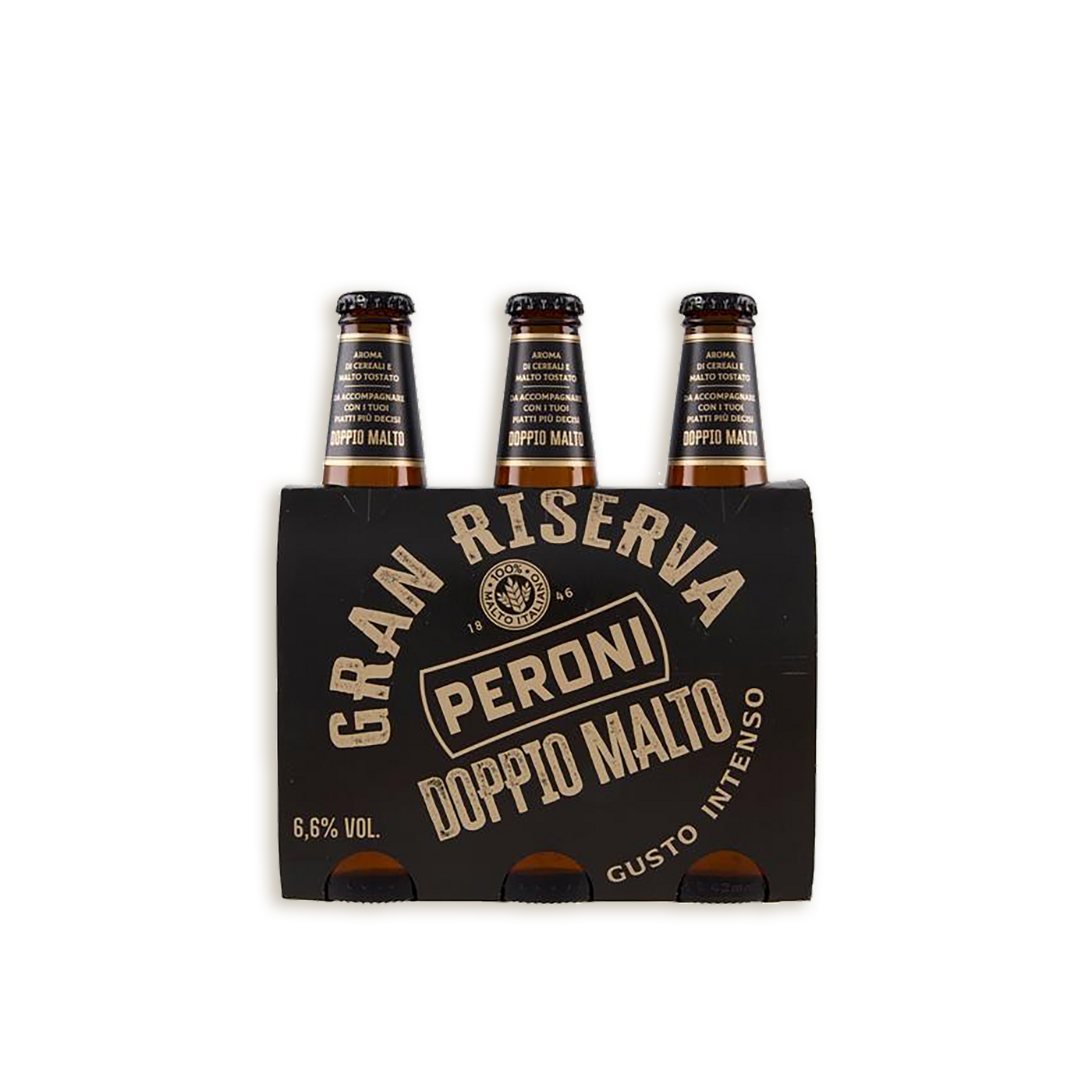 Cerveza peroni gran reserva doble malta