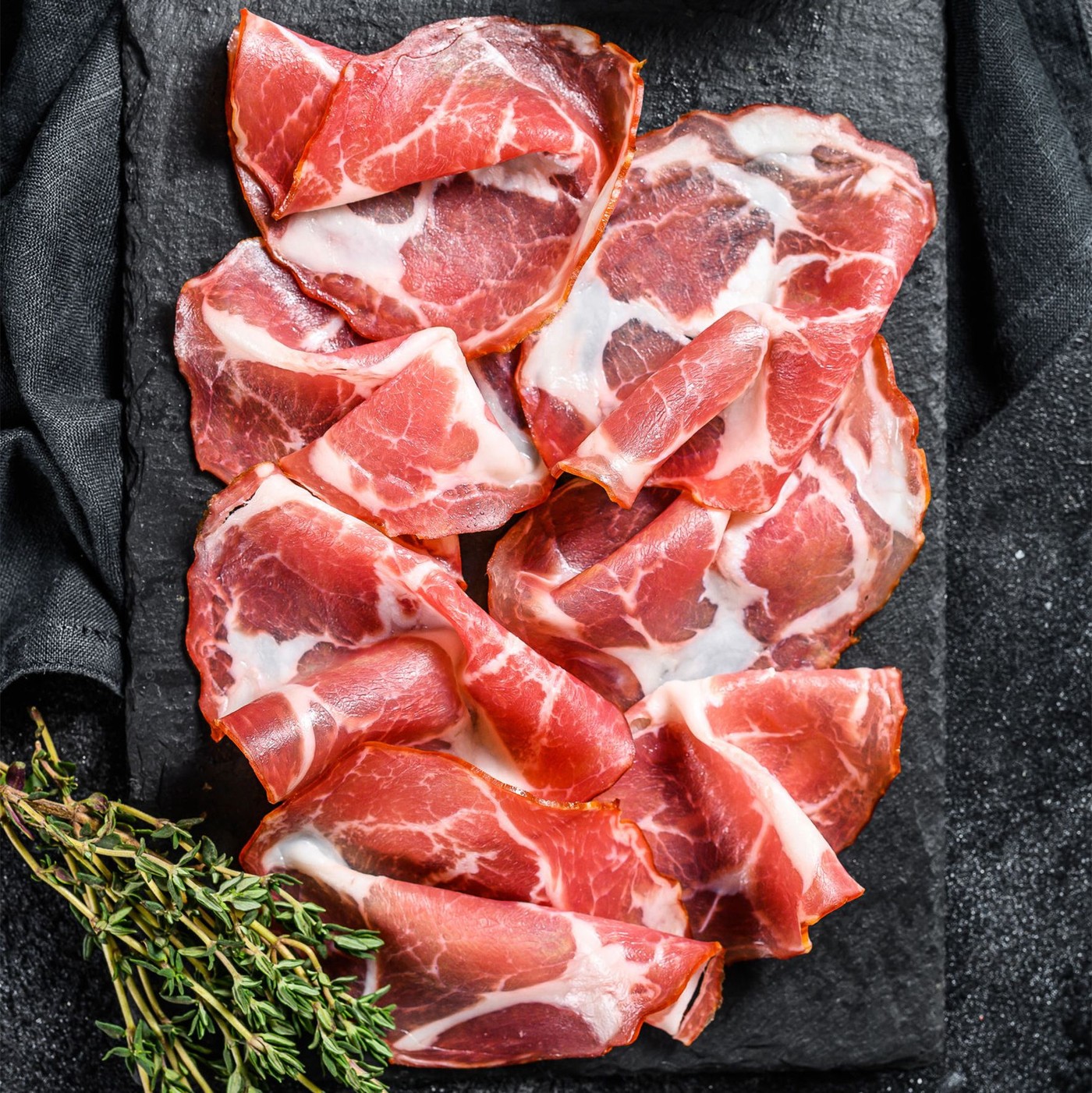 receta de Coppa stagionata a metà in rete