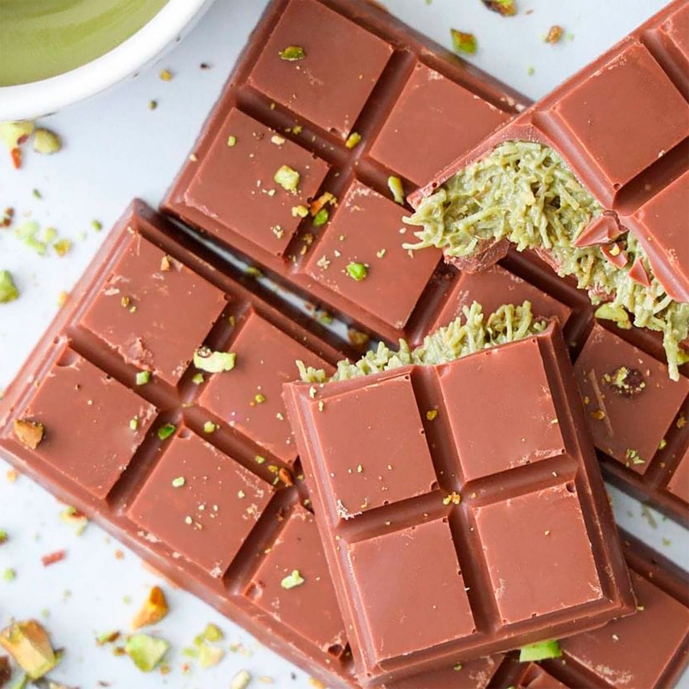 receta de Tableta de chocolate de dubai