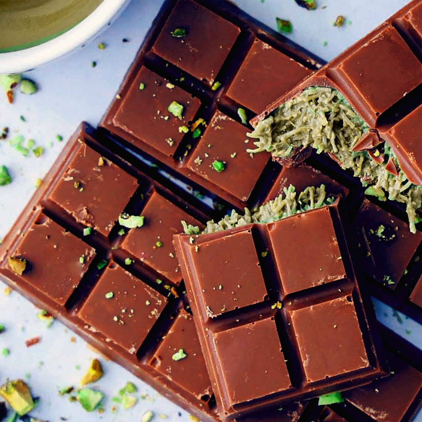 receta de Tableta de chocolate de dubai