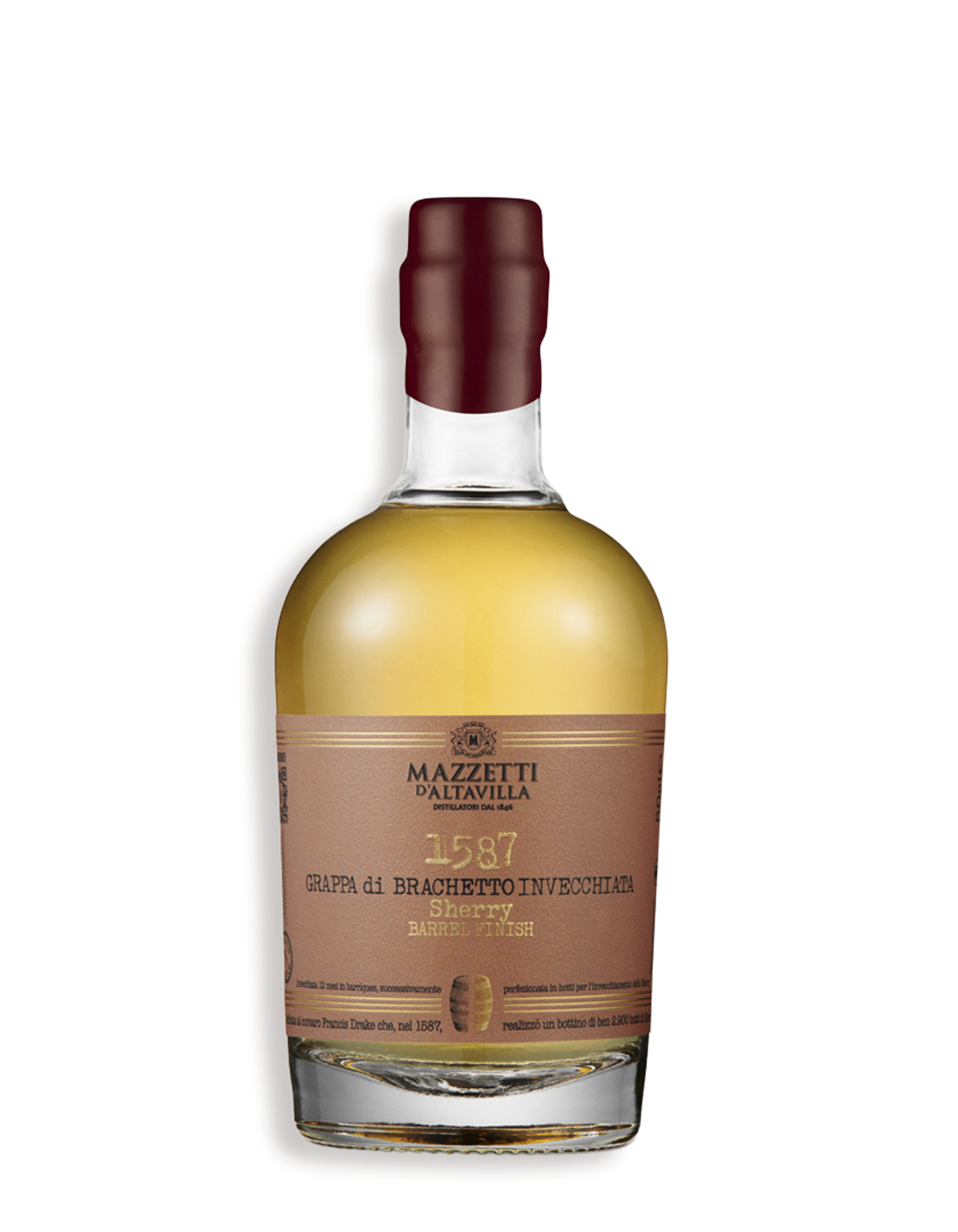 Grappa 1587 di brachetto sherry