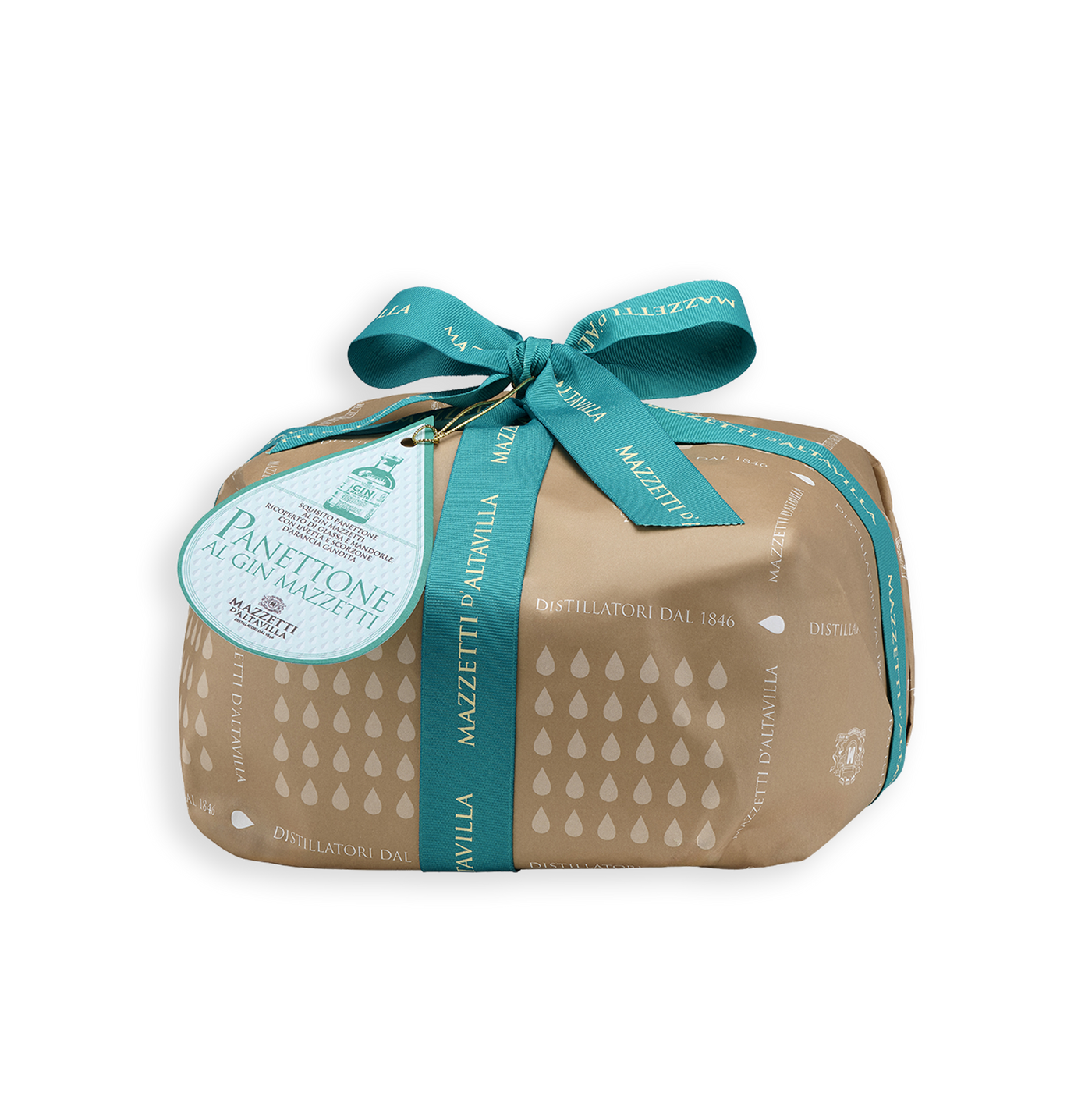 Panettone glaseado al gin 2%