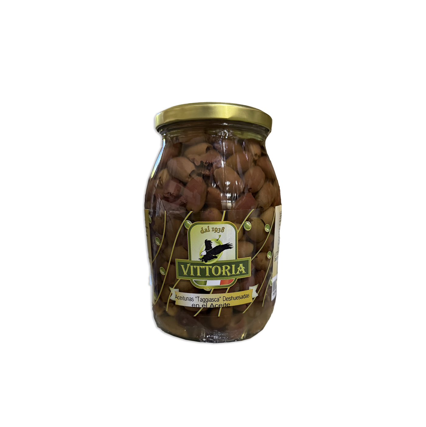 Aceitunas deshuesadas taggiasca en aceite