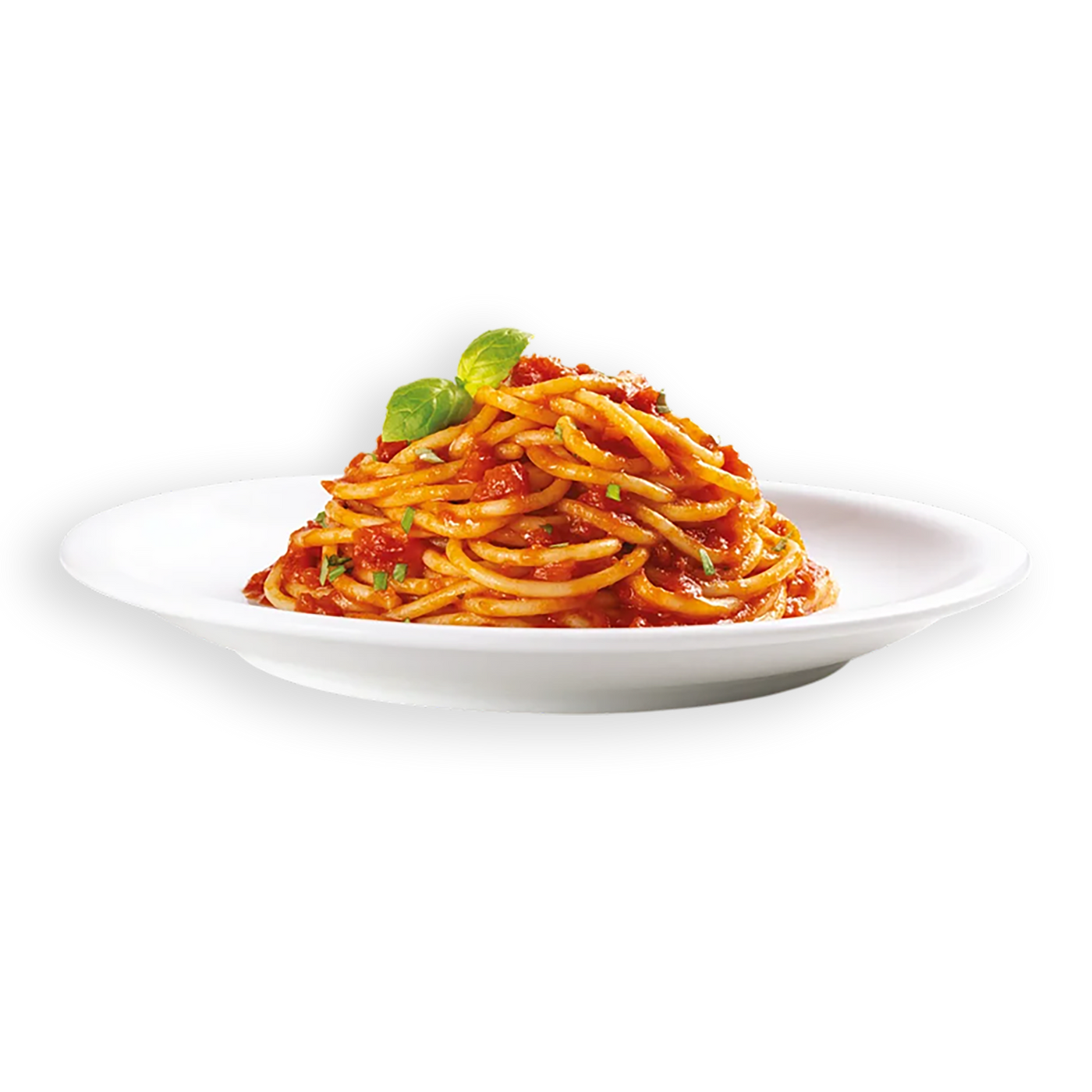 Spaghetti clásico con salsa de tomate
