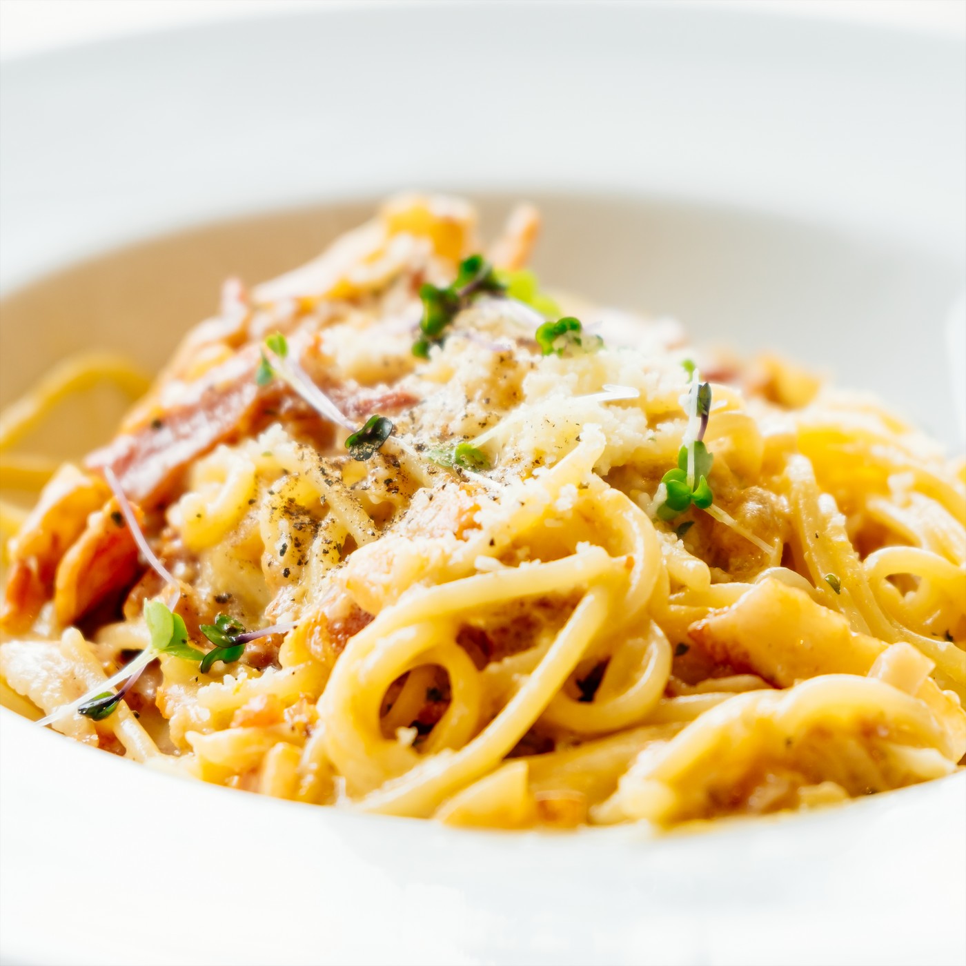 receta de Spaghetti a la carbonara