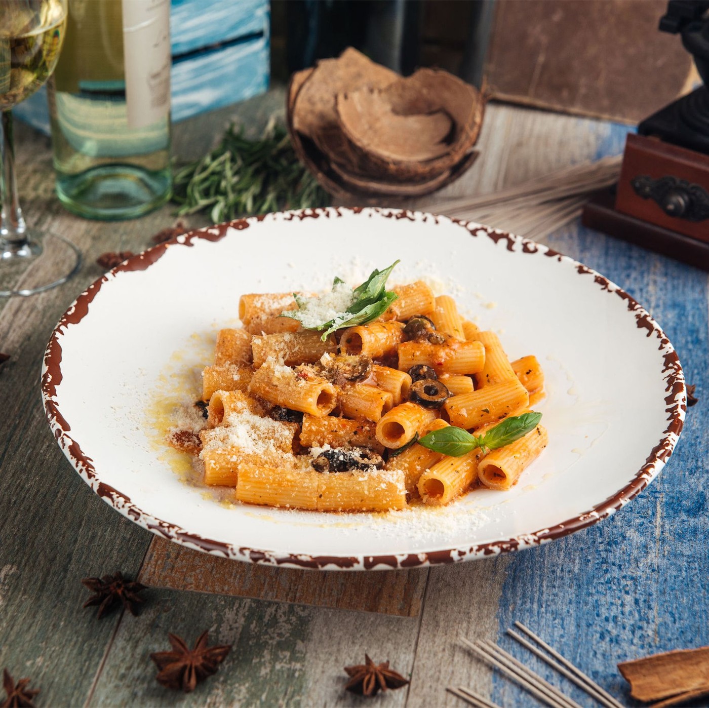receta de Rigatoni all'amatriciana