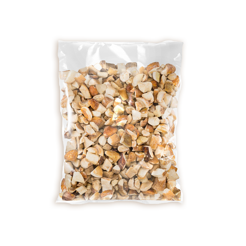 Porcini cortados a dados congelados
