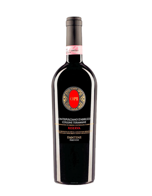 Opi montepulciano d'abruzzo D.O.C.G. riserva