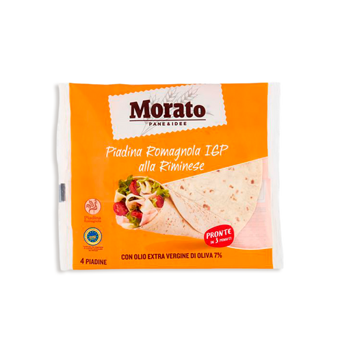 Piadina romagnola I.G.P. alla riminese