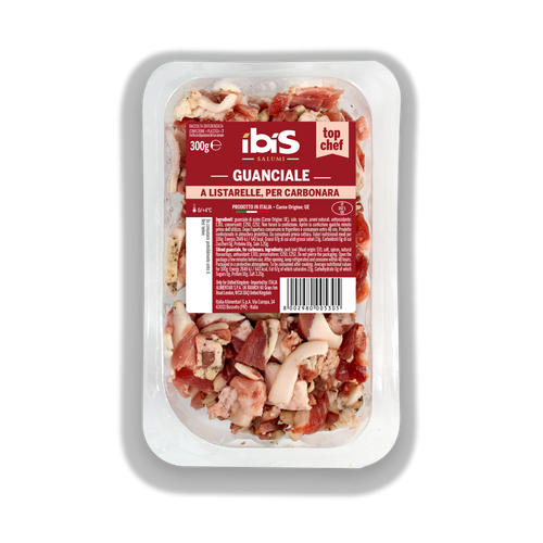 Guanciale a tiras