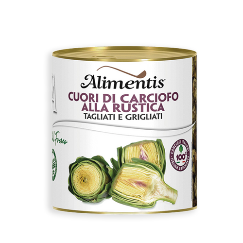 Corazones de alcachofas a la rustica