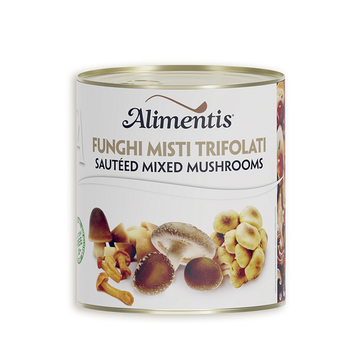 Setas mixtas de bosque salteadas