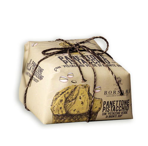 Panettone con crema "pistacchio verde di bronte dop"
