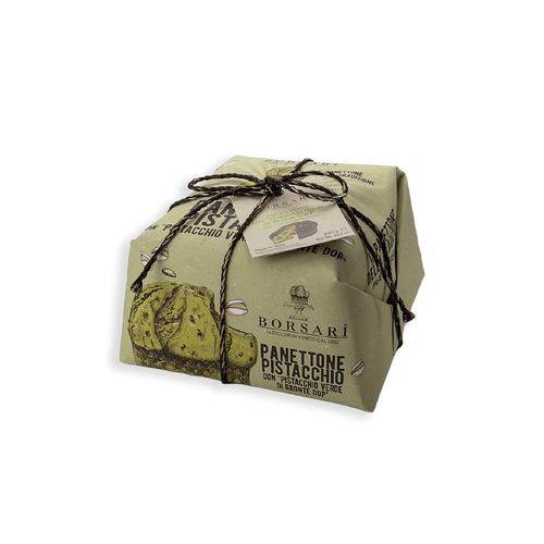 Panettone con crema "pistacchio verde di bronte dop"