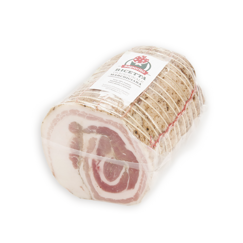 Pancetta arrotolata casareccia mitad