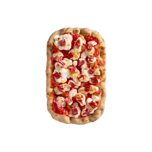 Pinsa diavola con salame piccante