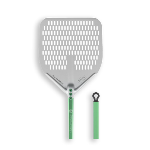 Cabeza de aluminio anodizado neutro con mango verde