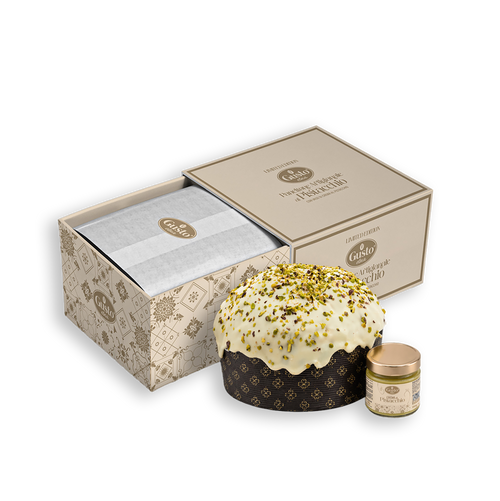 Panettone artesanal de festuc (750g) amb pot de crema de festuc