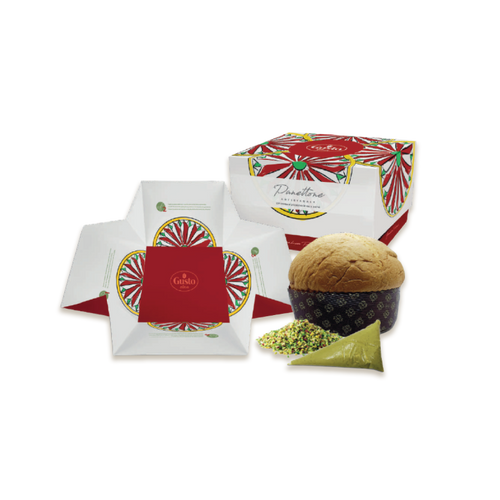 Kit panettone artesanal de pistacho