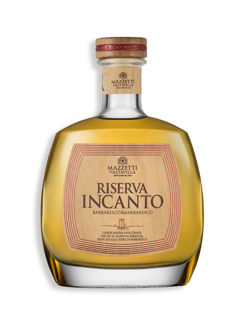 Grappa riserva incanto en caja de madera
