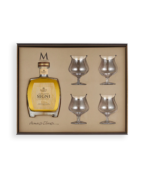 Momento elevato grappa segni con 4 copas