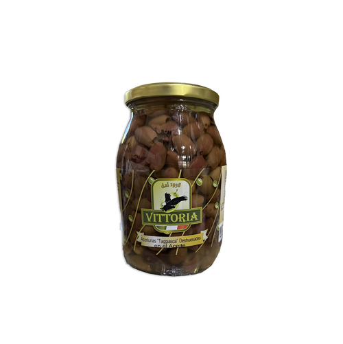 Aceitunas deshuesadas taggiasca en aceite