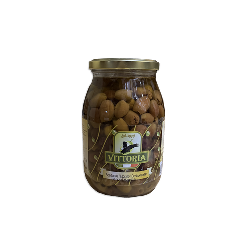 Aceitunas deshuesadas leccino en aceite