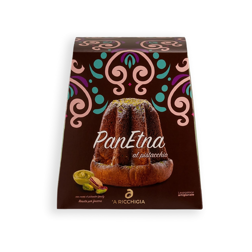 Pandoro al pistacho con speedy cream