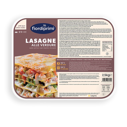 Lasaña de verduras