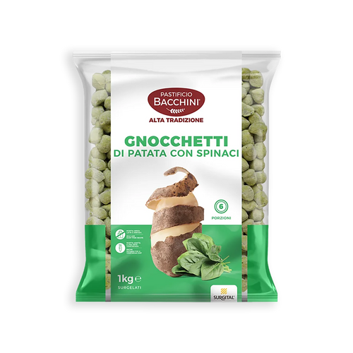 Gnocchetti di patata con spinaci