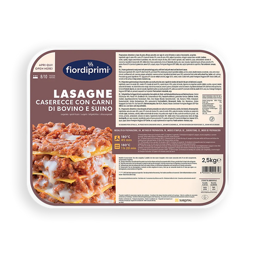 Lasaña boloñesa casera