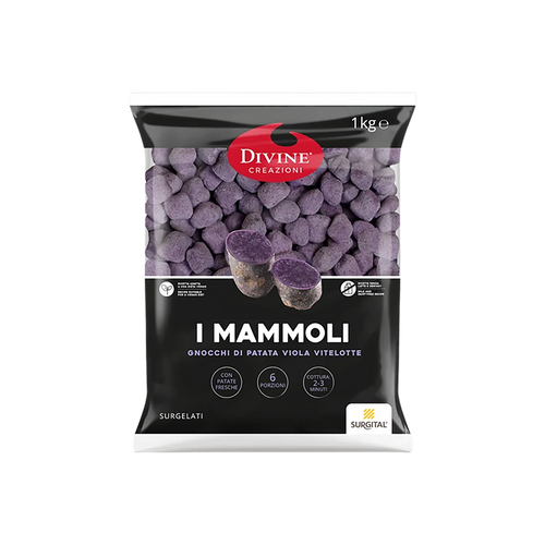 Gnocchi de patata violeta "i mammoli"