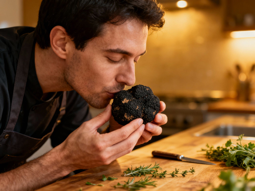 Nota de cata de la trufa negra: perfil aromático y sabores que la hacen única.